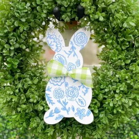 12" Mini Easter Bunny Door Hanger