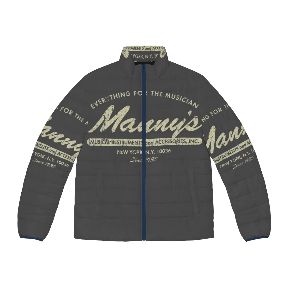 1935 Manny's Music NYC Puffer Jacket for Guitarists & Musicians