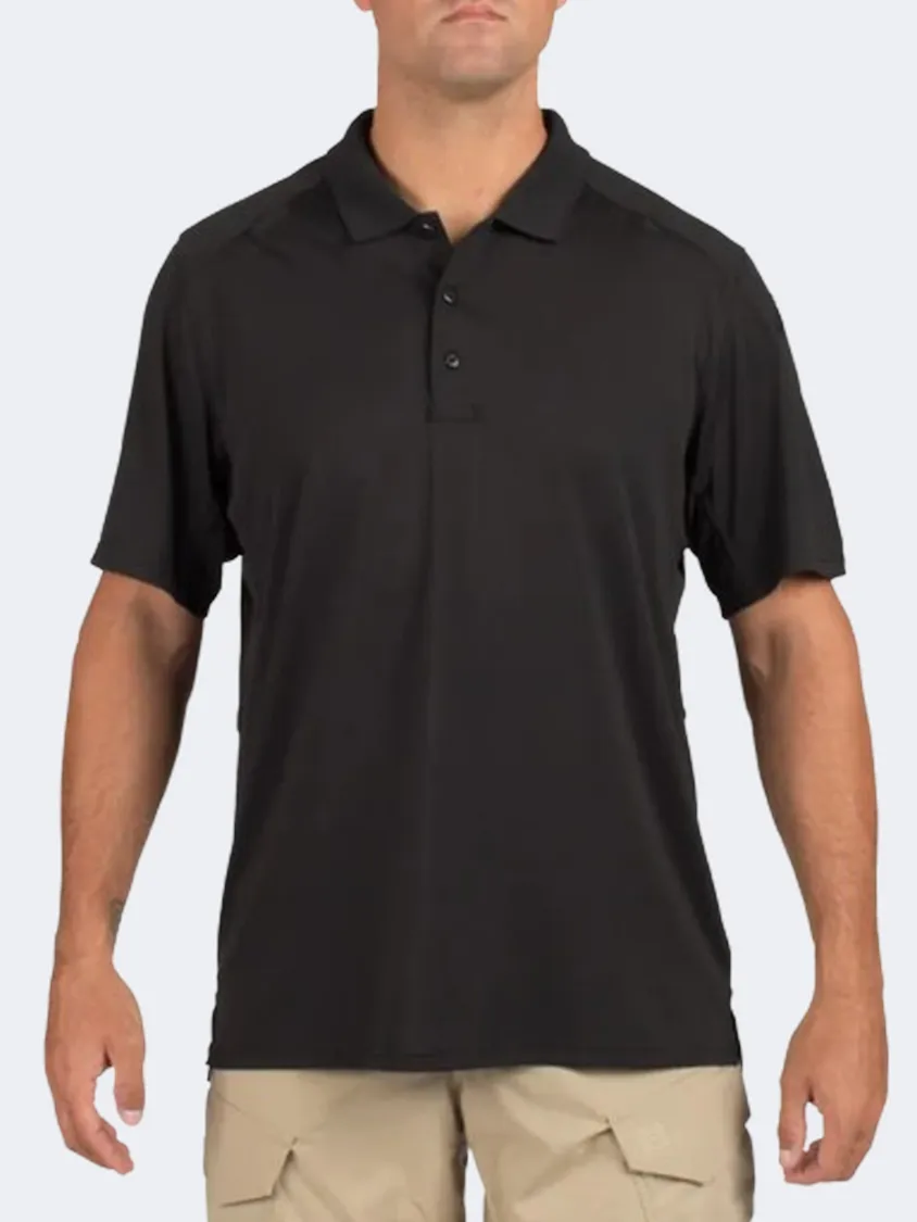 5-11 Helios Men Tactical Polo Short Sleeve  Black