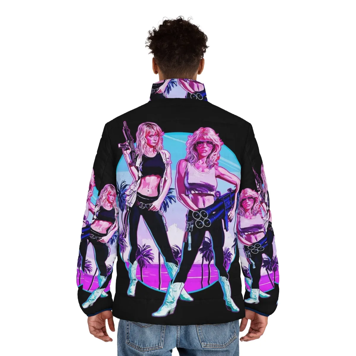 80s Neon Puffer Jacket - "Hard Ticket to Hawaii" Inspired