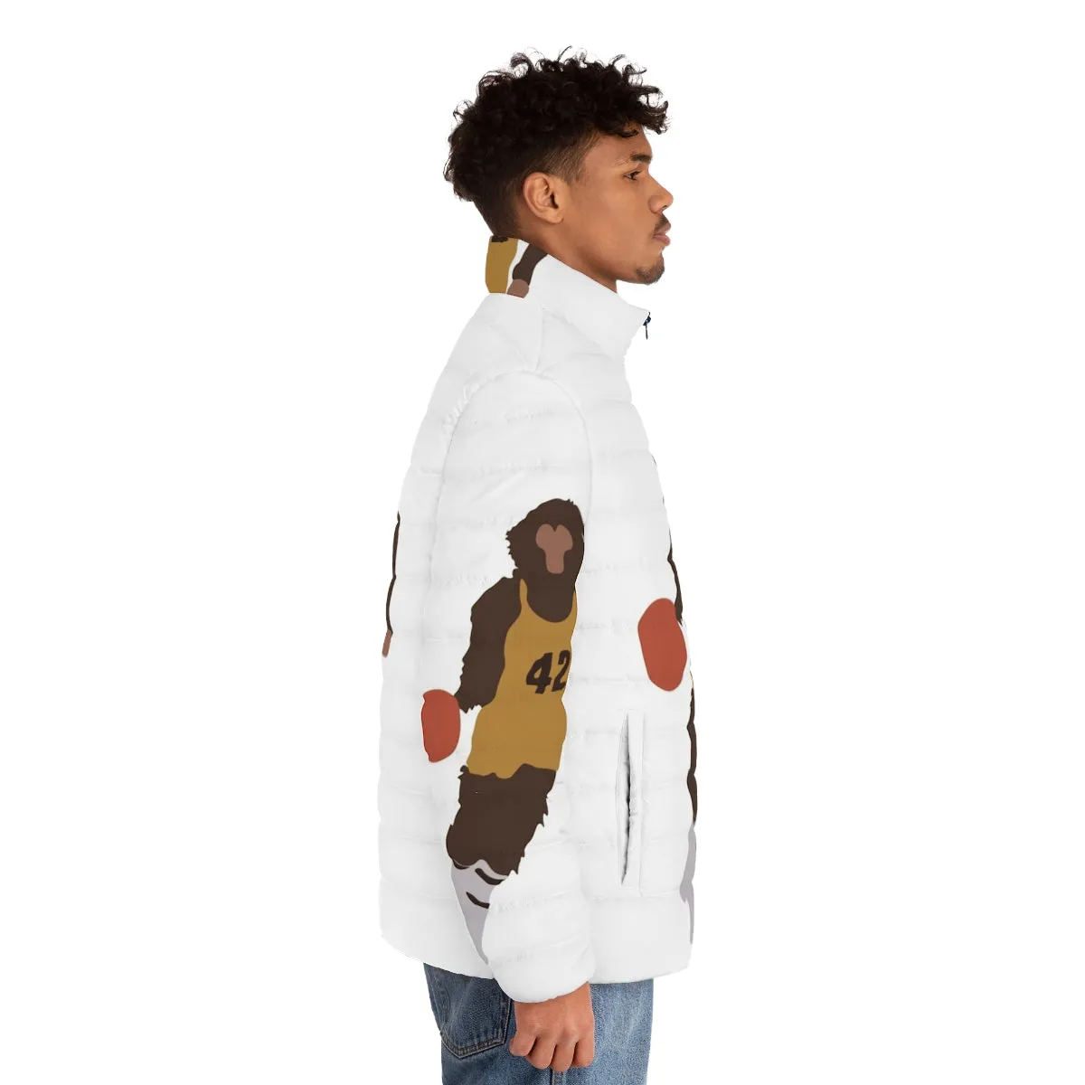 80s Teen Wolf Puffer Jacket - Retro Pop Culture Werewolf Apparel