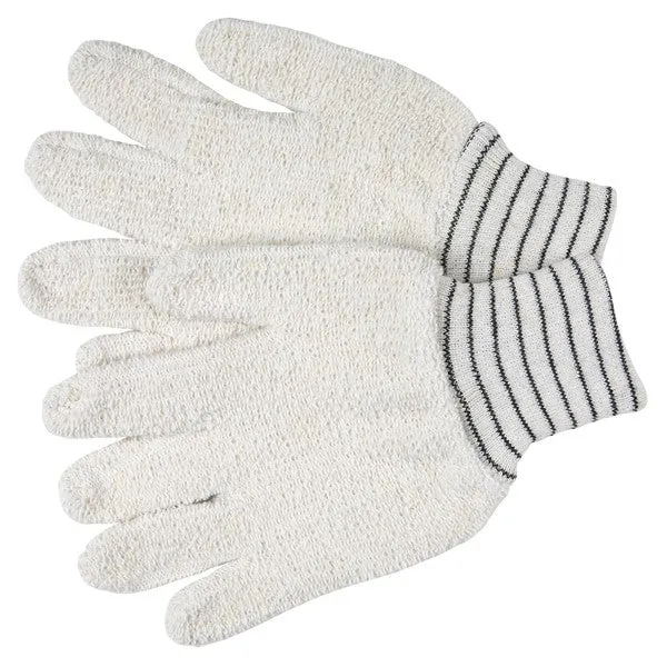 9402KM MCR Safety Heat Resistance Gloves, Small, Cotton Polyester Blend, Natural