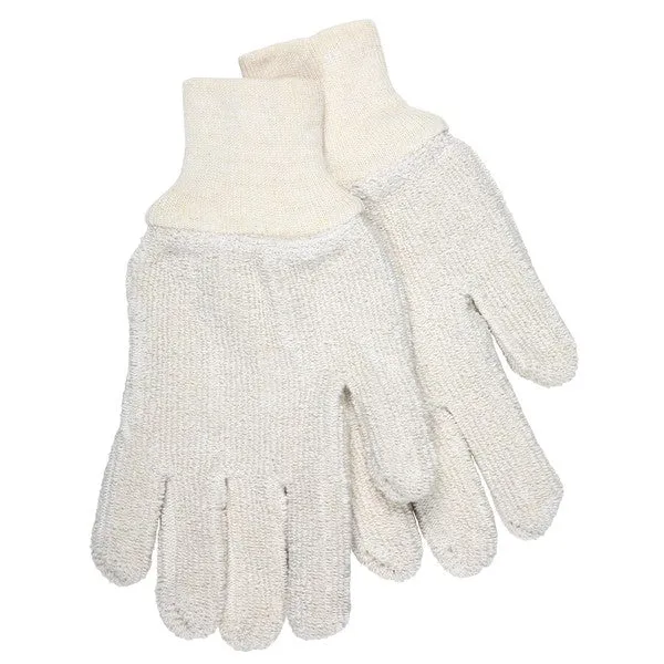 9403KM MCR Safety Heat Resistance Gloves, Large, Cotton Polyester Blend, Natural