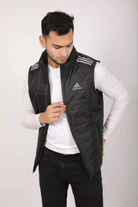 Adi  Sleeveless Jacket - Black