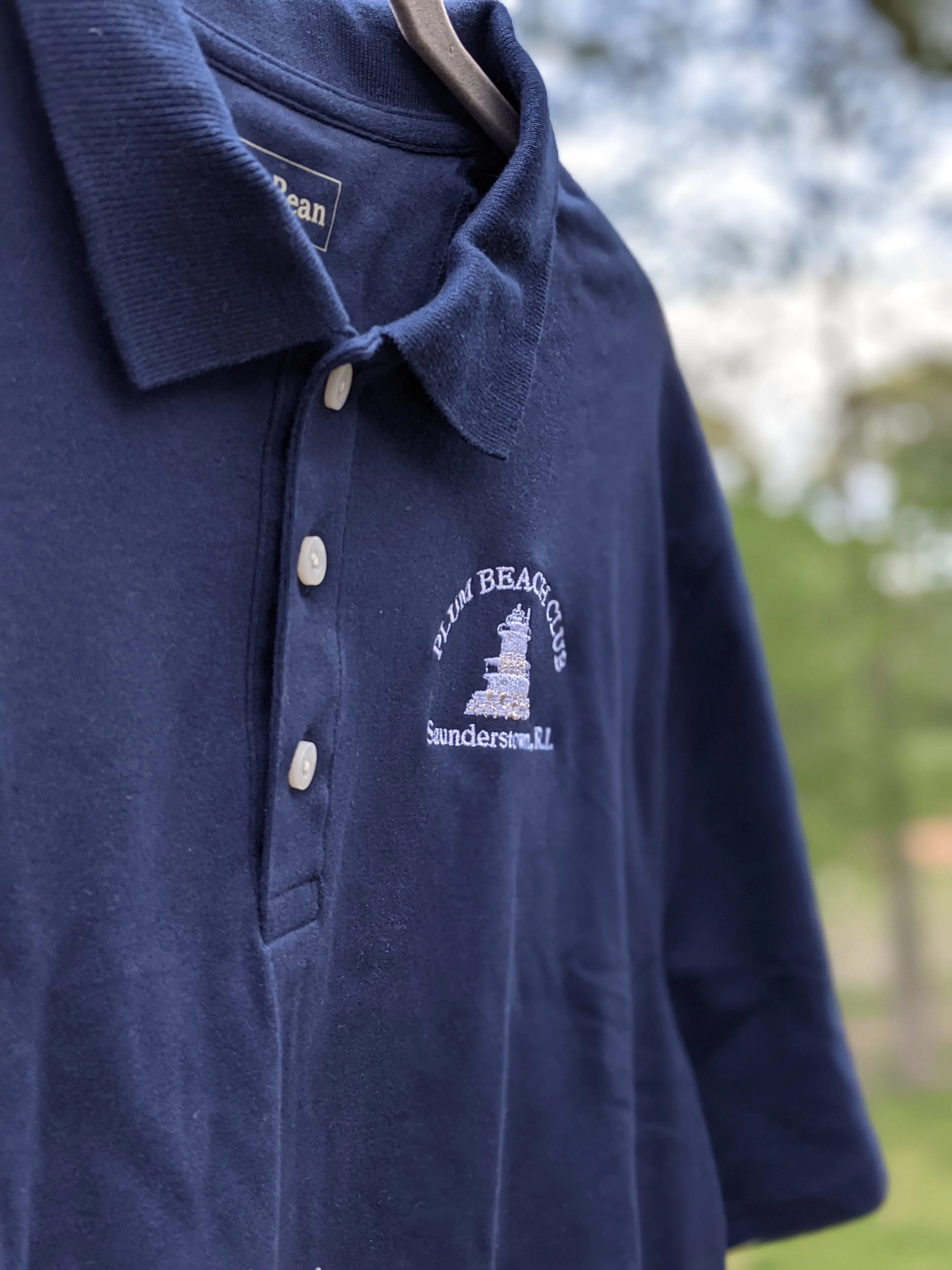 Adult Cotton Polo Shirt | Men’s | LL Bean | Heritage Lighhouse