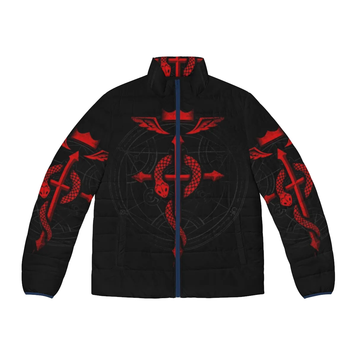 Alcoholica Puffer Jacket | Metal Music, Anime, and Boozy Fanart