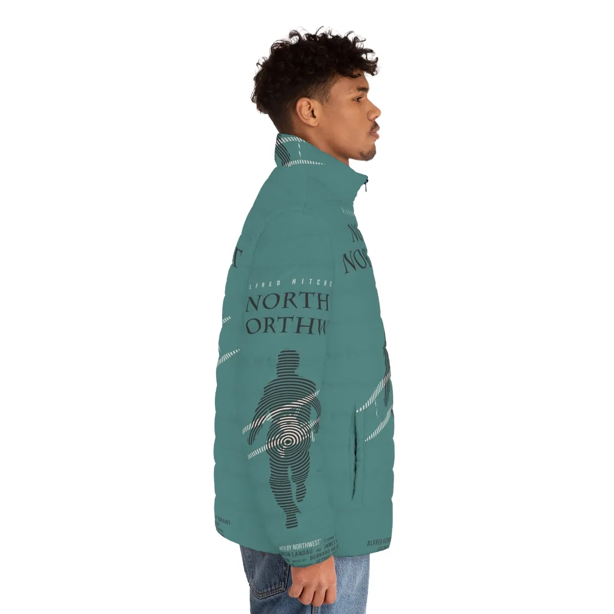 Alfred Hitchcock's North By Northwest Puffer Jacket - Iconic Vintage Inspired Outerwear