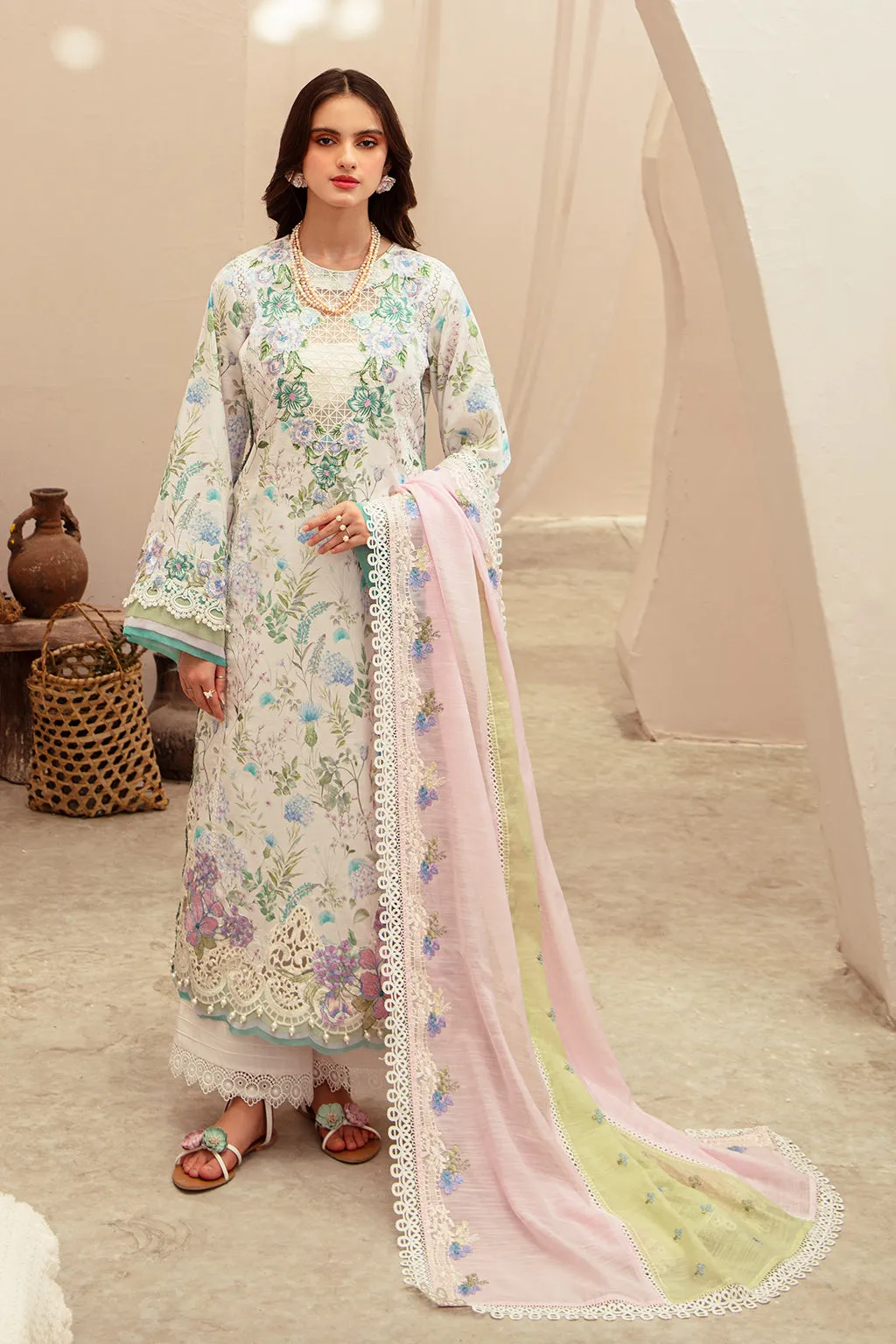 Alif Affordable Lawn by Abbas Jamil Rajpoot  – Gleam