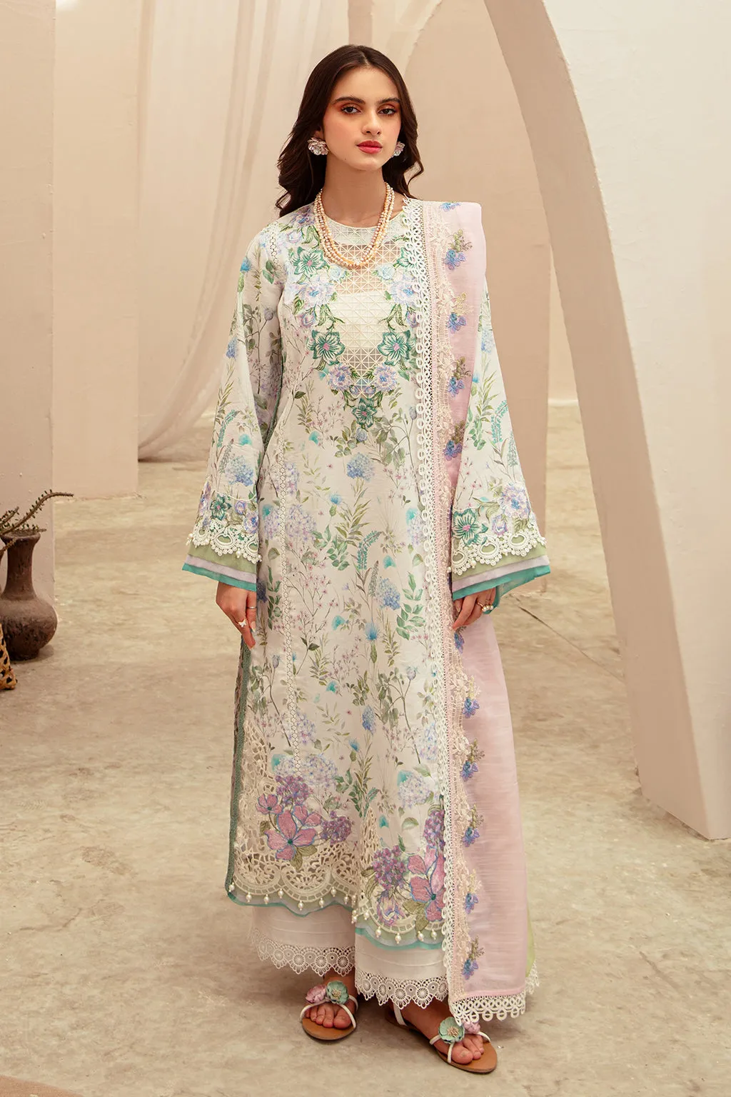 Alif Affordable Lawn by Abbas Jamil Rajpoot  – Gleam