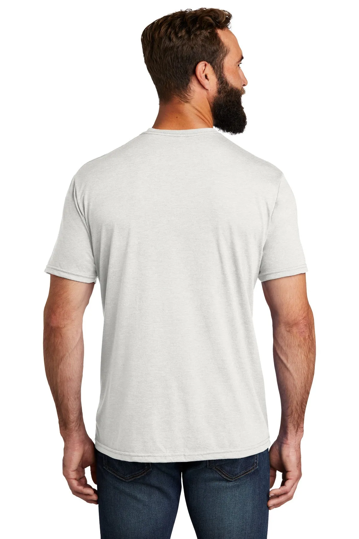 Allmade Unisex Tri-Blend Branded Tee, Fairly White