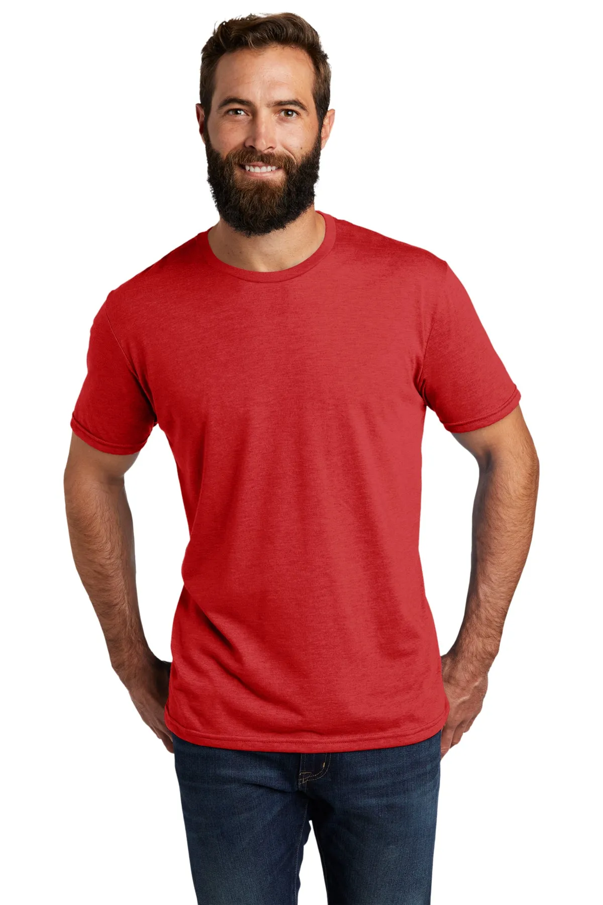 Allmade Unisex Tri-Blend Branded Tee, Rise Up Red