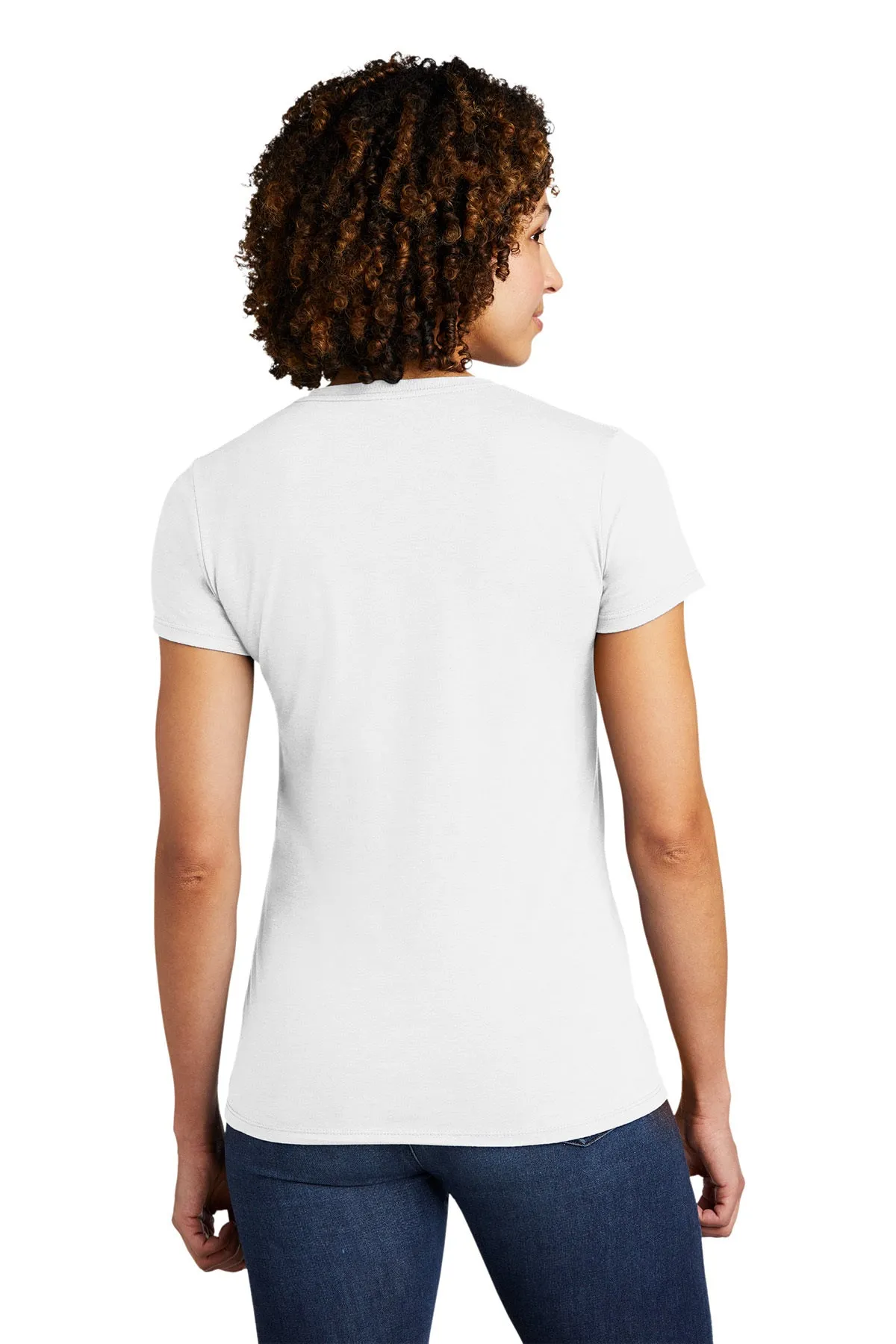 Allmade Women's Tri-Blend Customized Tee, Fairly White