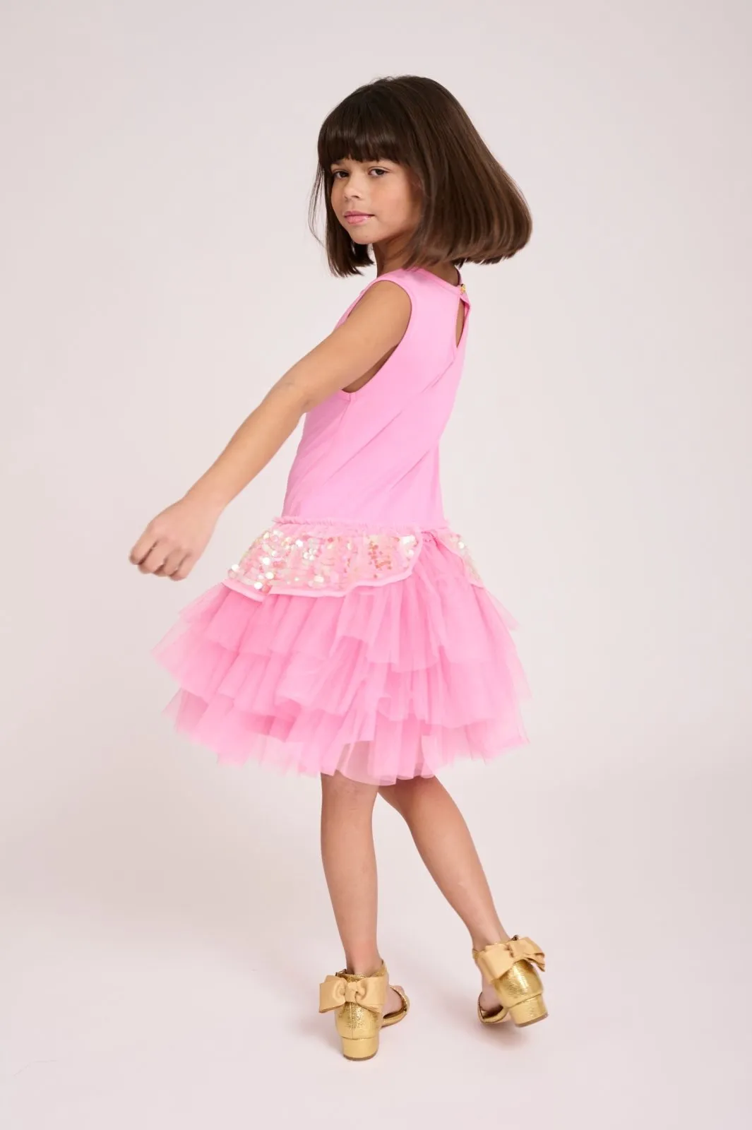 Angel's Face Girls Rose Sequin Ace Dress