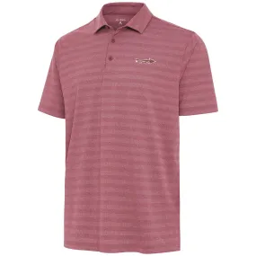 Antigua Men's Spear Logo Tonal Stripe Polo - Garnet