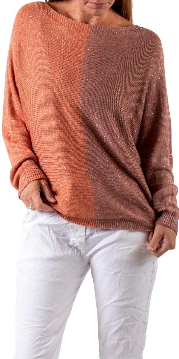 Argento Dual-Toned Sweater