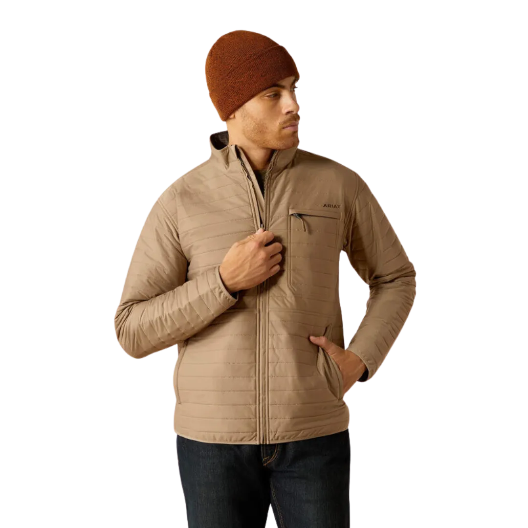 Ariat Men's Wylie Full Zip Khaki Jacket