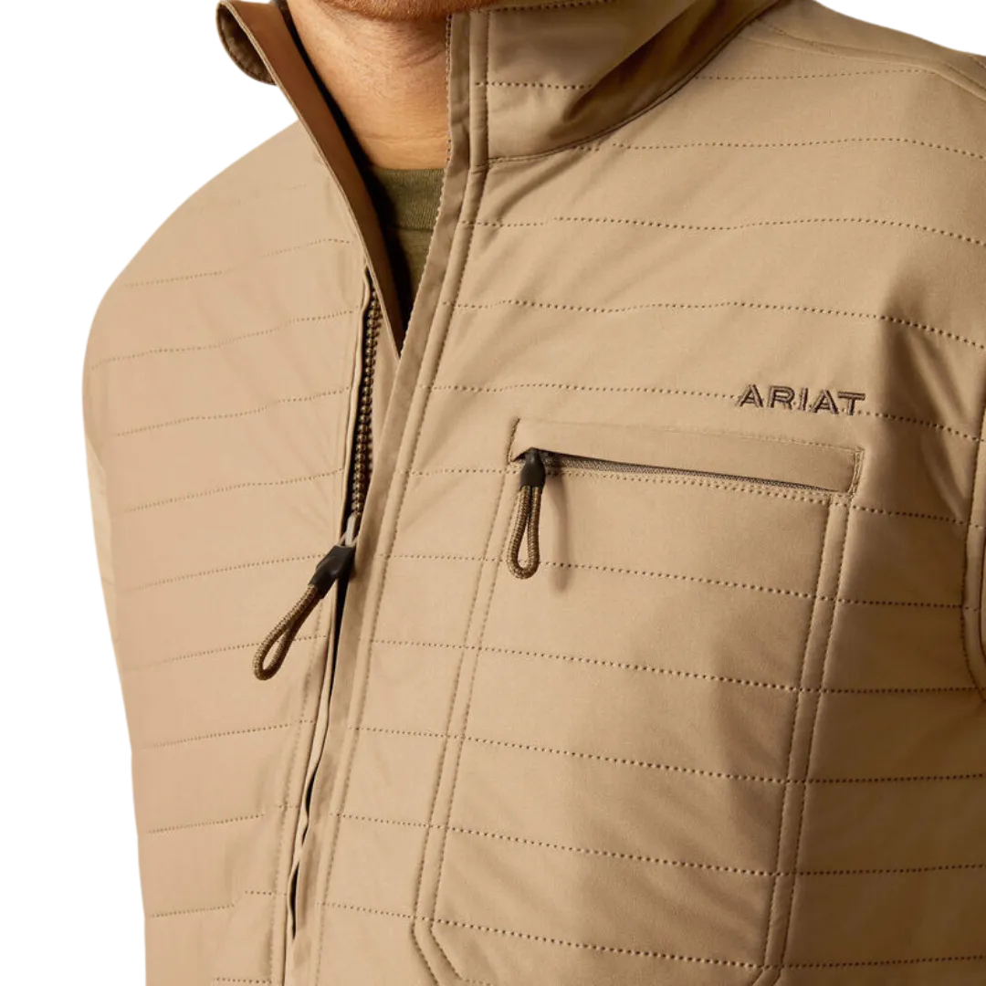 Ariat Men's Wylie Full Zip Khaki Jacket