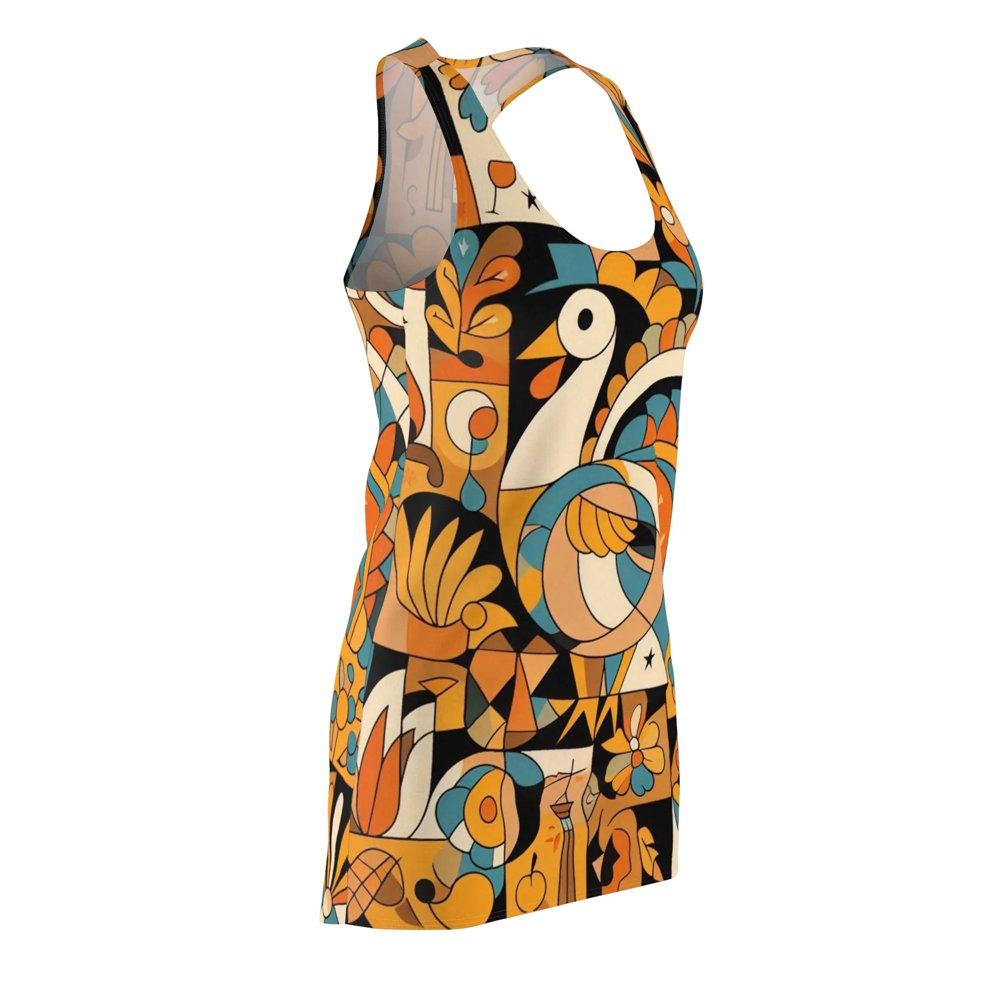 Art Deco Thanksgiving - Cut & Sew Racerback Dress