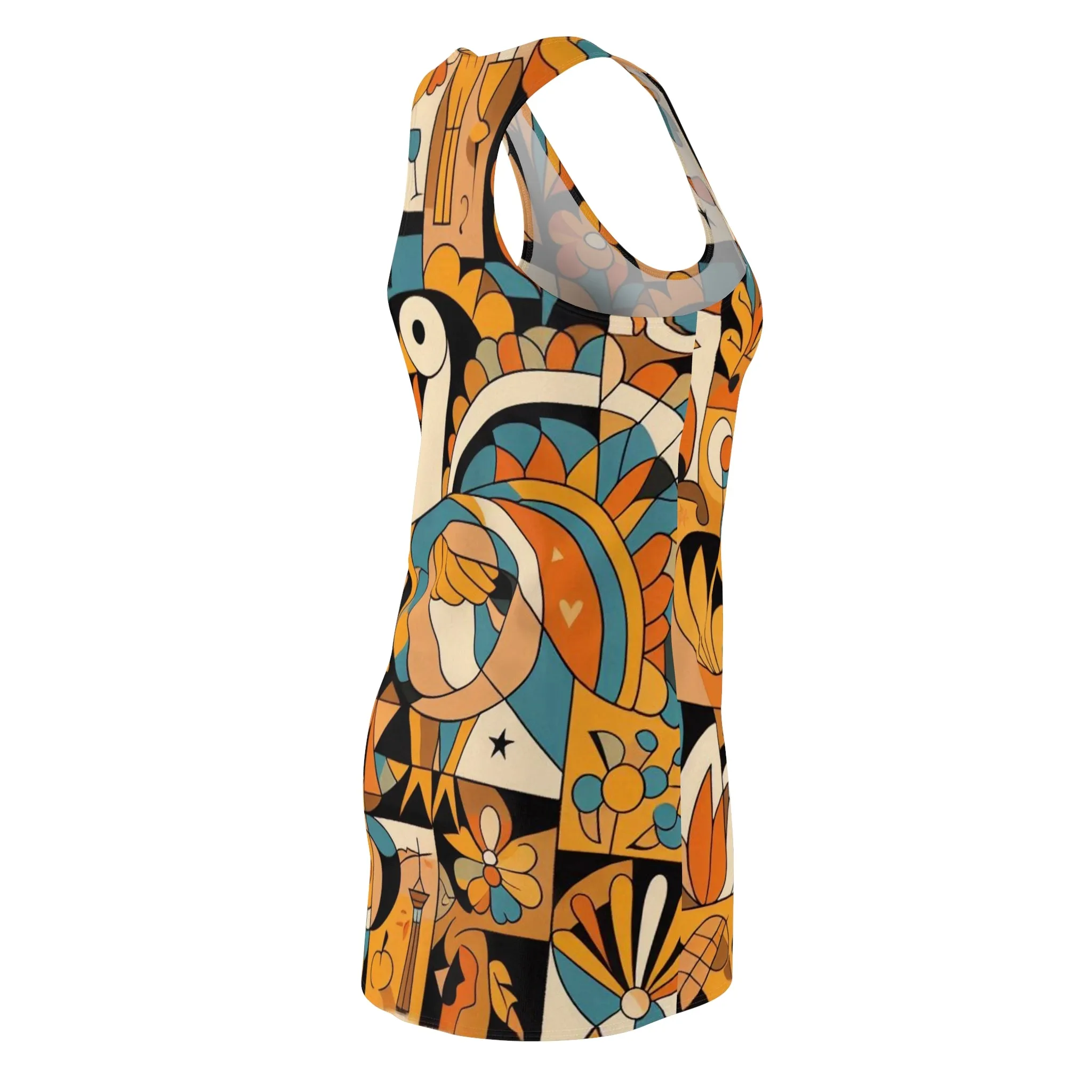 Art Deco Thanksgiving - Cut & Sew Racerback Dress