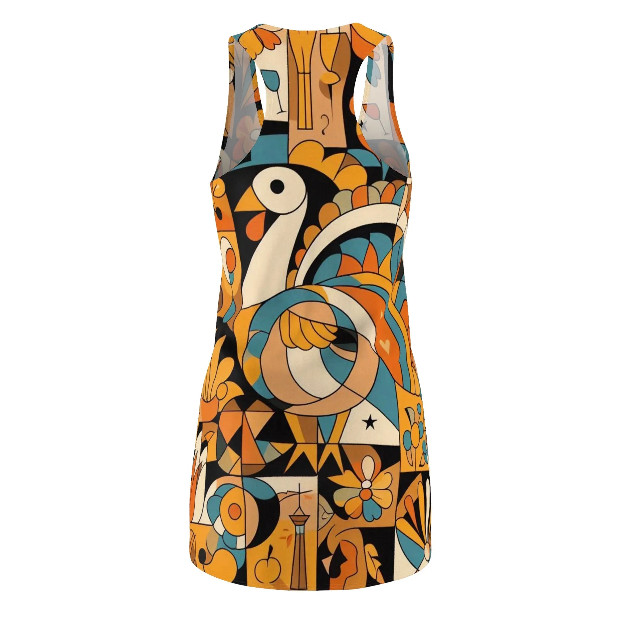 Art Deco Thanksgiving - Cut & Sew Racerback Dress