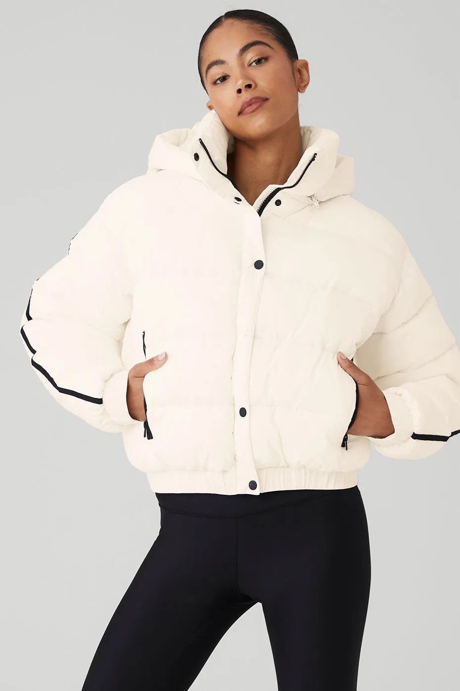 Aspen Love Puffer Jacket - Ivory