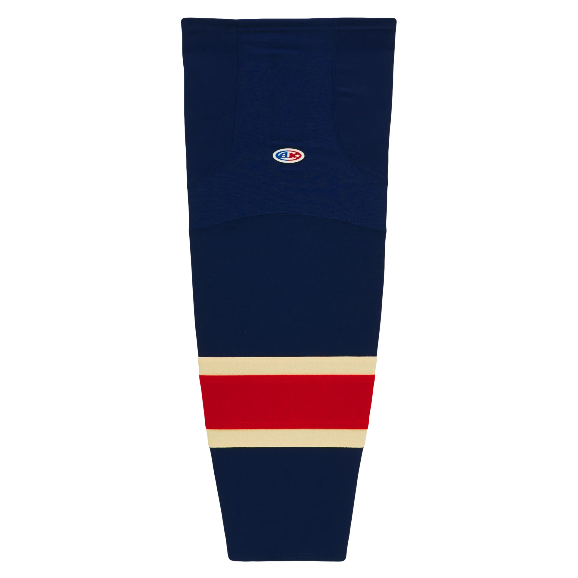 Athletic Knit (AK) HS2100-512 New York Rangers Heritage Navy Mesh Ice Hockey Socks