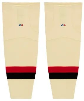 Athletic Knit (AK) HS2100-734 Ottawa Senators Heritage Classic Sand Mesh Ice Hockey Socks