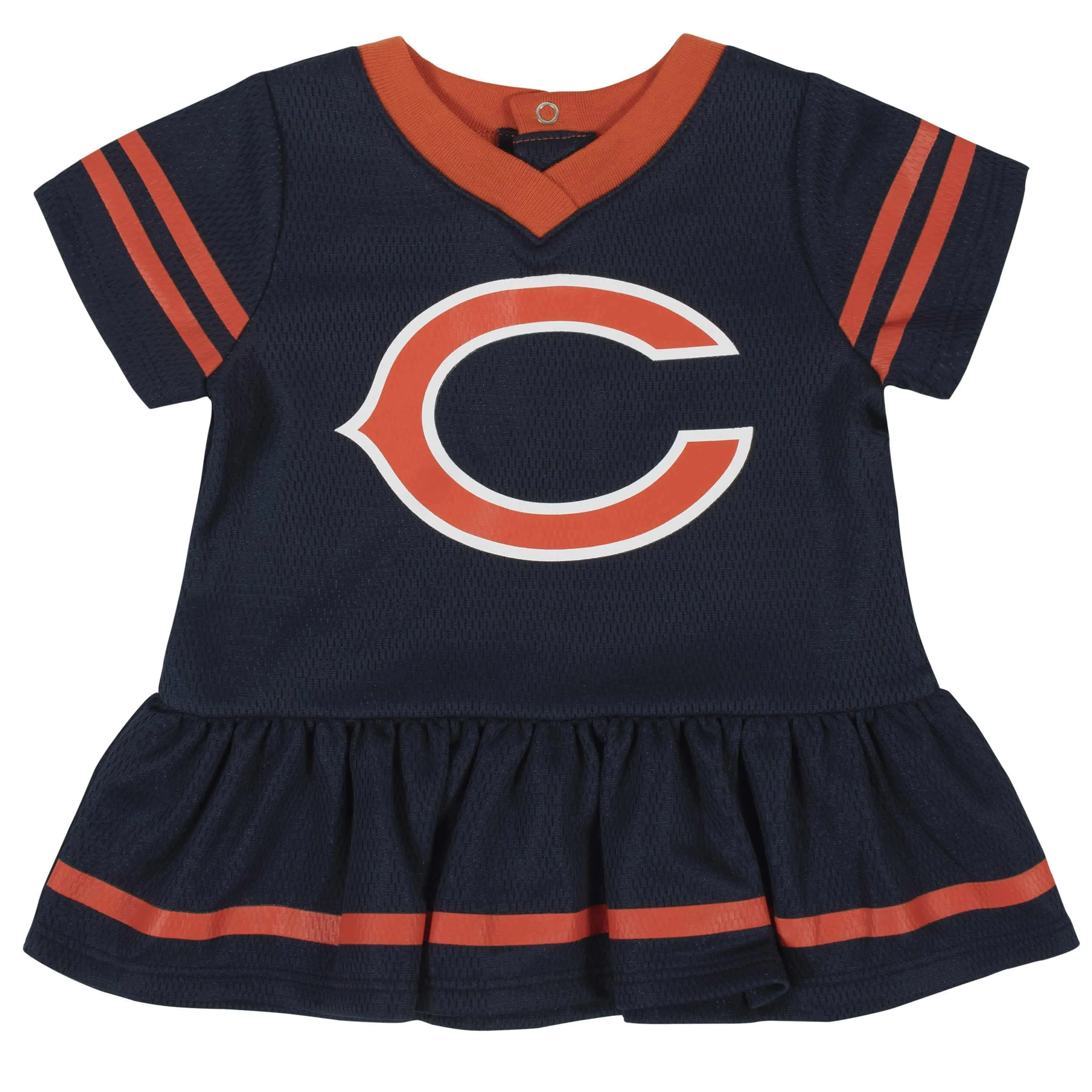 Baby Girls Chicago Bears Dress & Diaper Cover Set