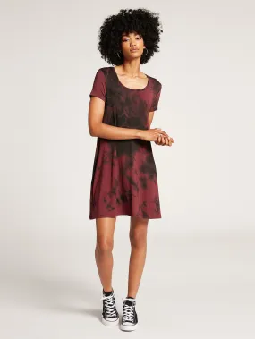 Be Easy Babe Tie Dye Dress - Auburn