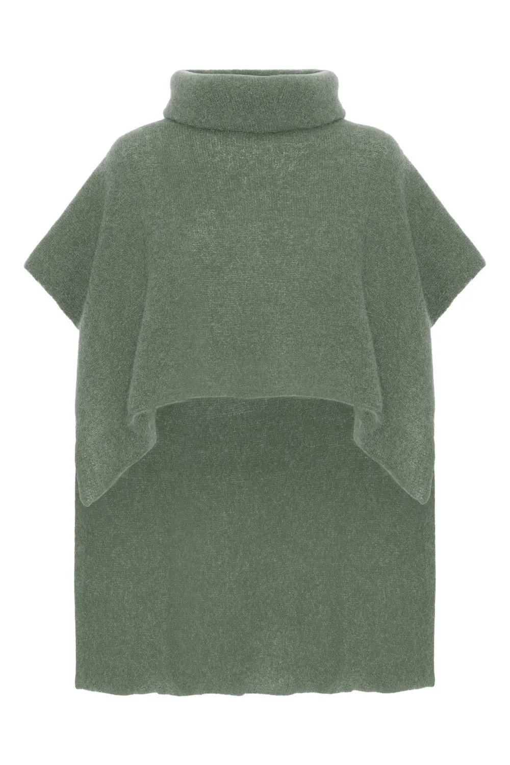 Bella Poncho - Dusty Green