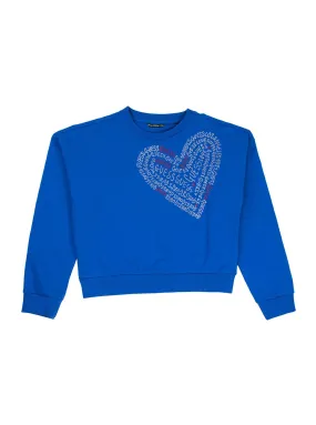 Blue Heart Logo Active Jumper (7-16)