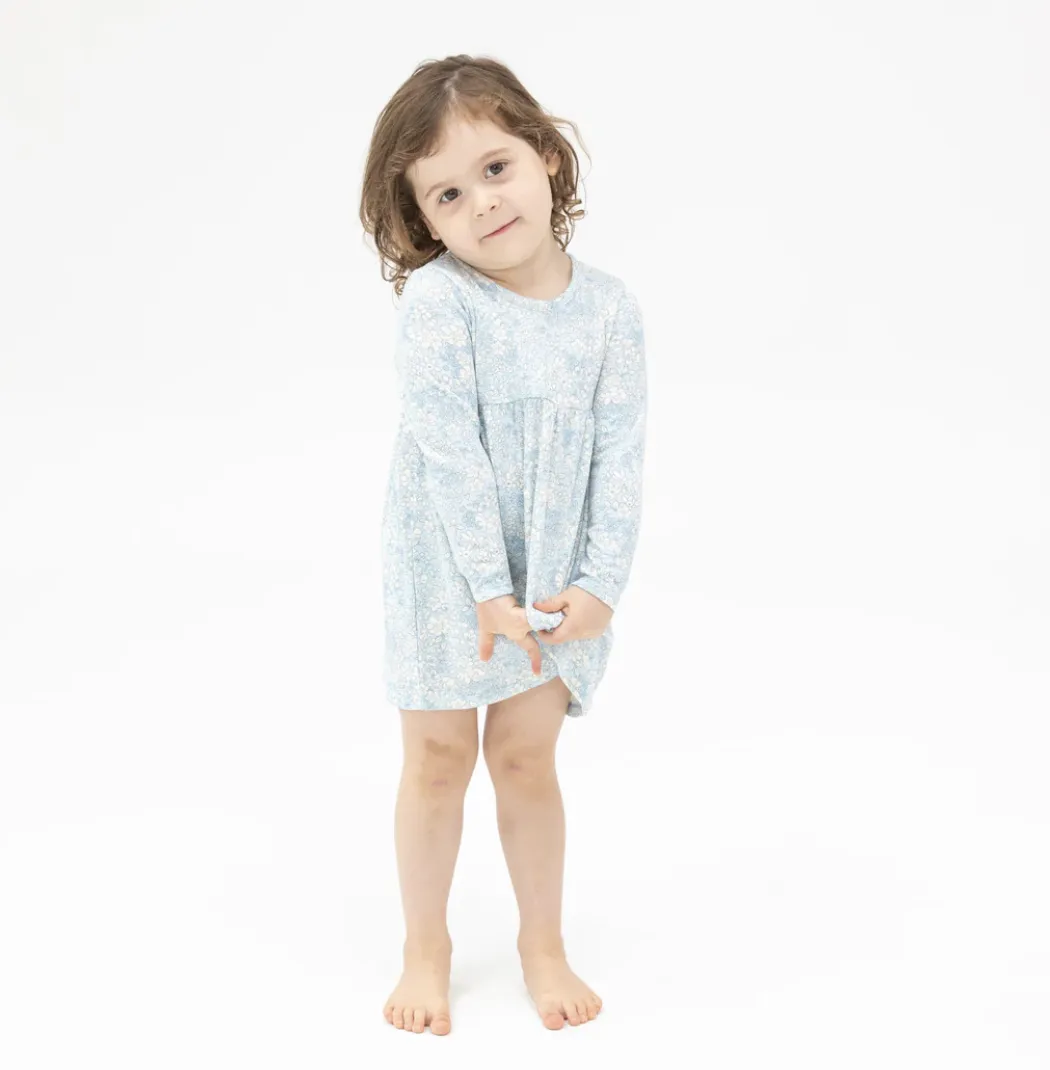 Blue Meadow Floral Dress & Bloomer