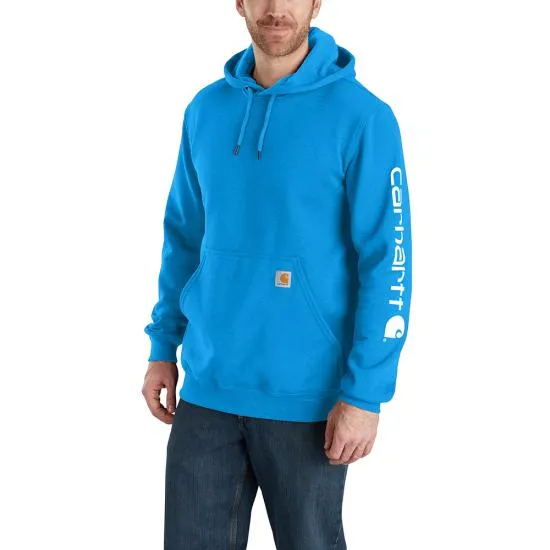 Carhartt Loose Fit Midweight Logo Sleeve Graphic Sweatshirt | Blue Glow