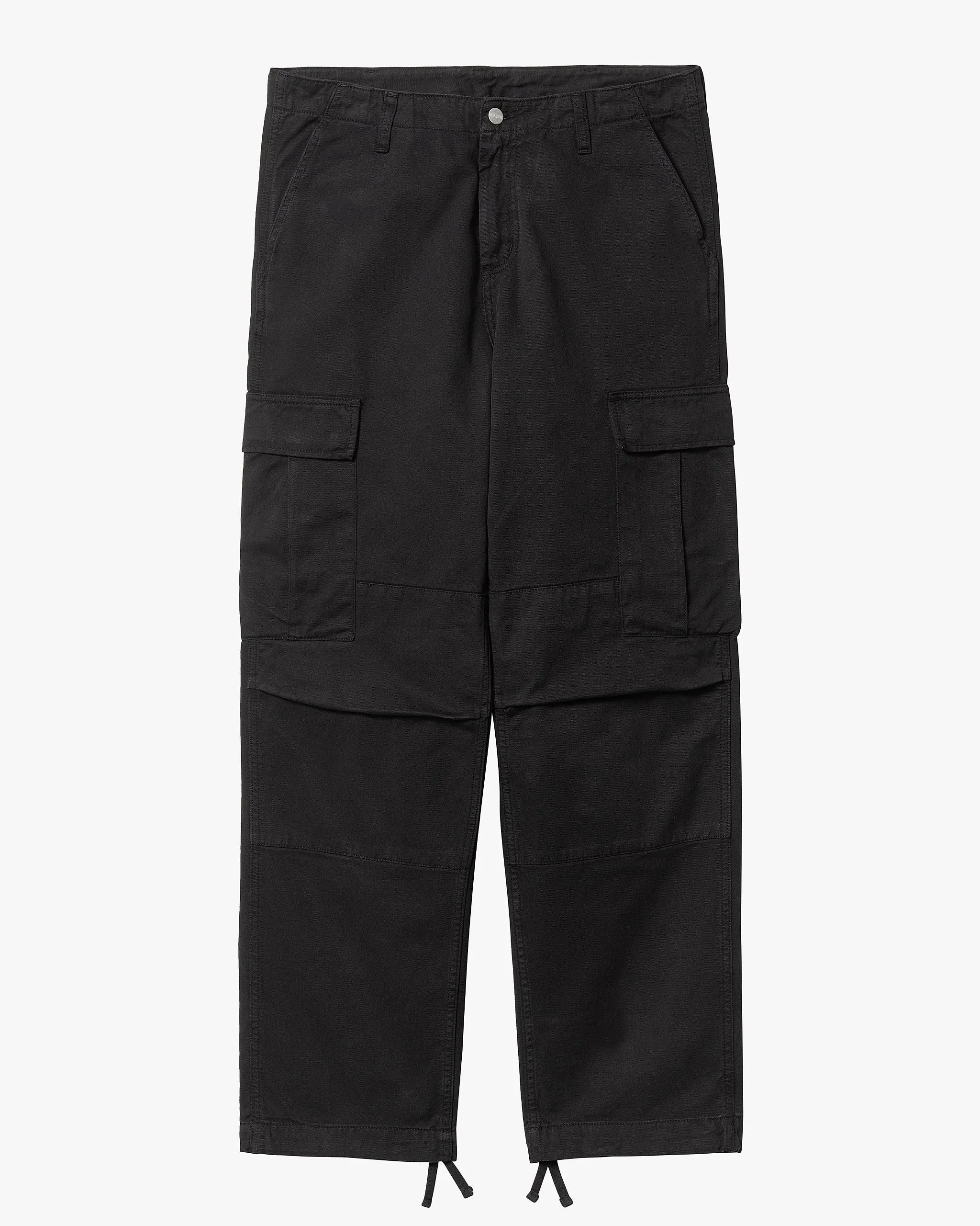 Carhartt WIP Regular Cargo Pant - Black Garment Dyed