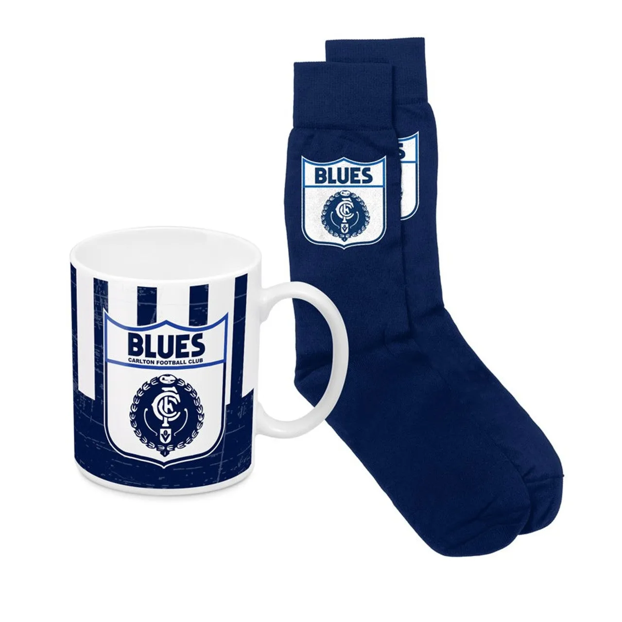 Carlton Blues Heritage Mug & Sock Gift Pack