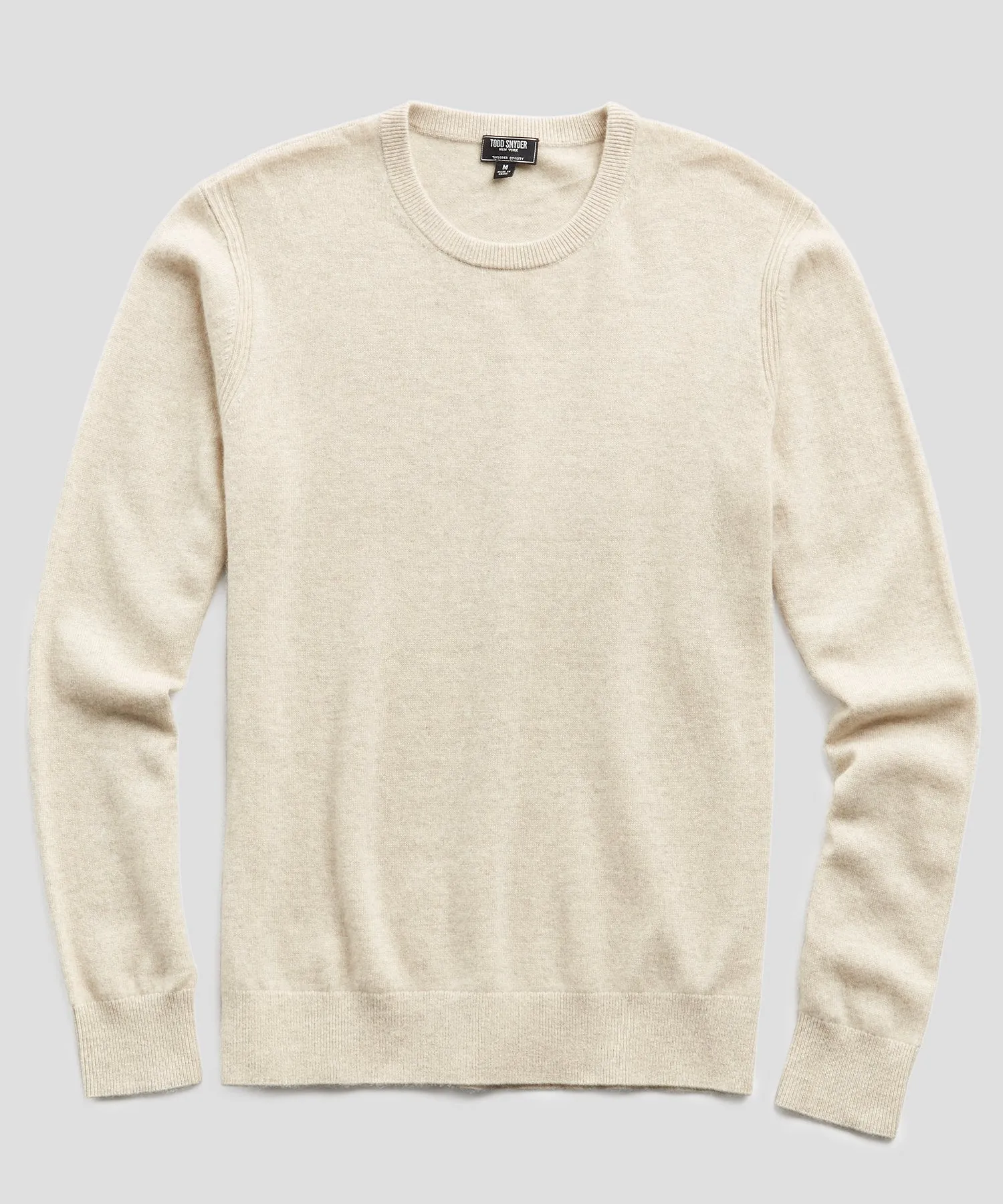 Cashmere Crewneck Sweater in Oatmeal