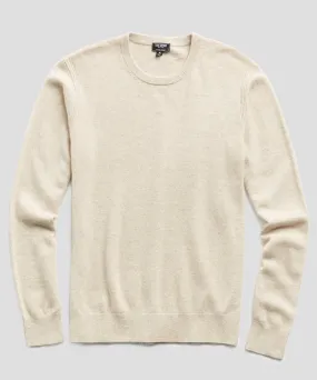 Cashmere Crewneck Sweater in Oatmeal