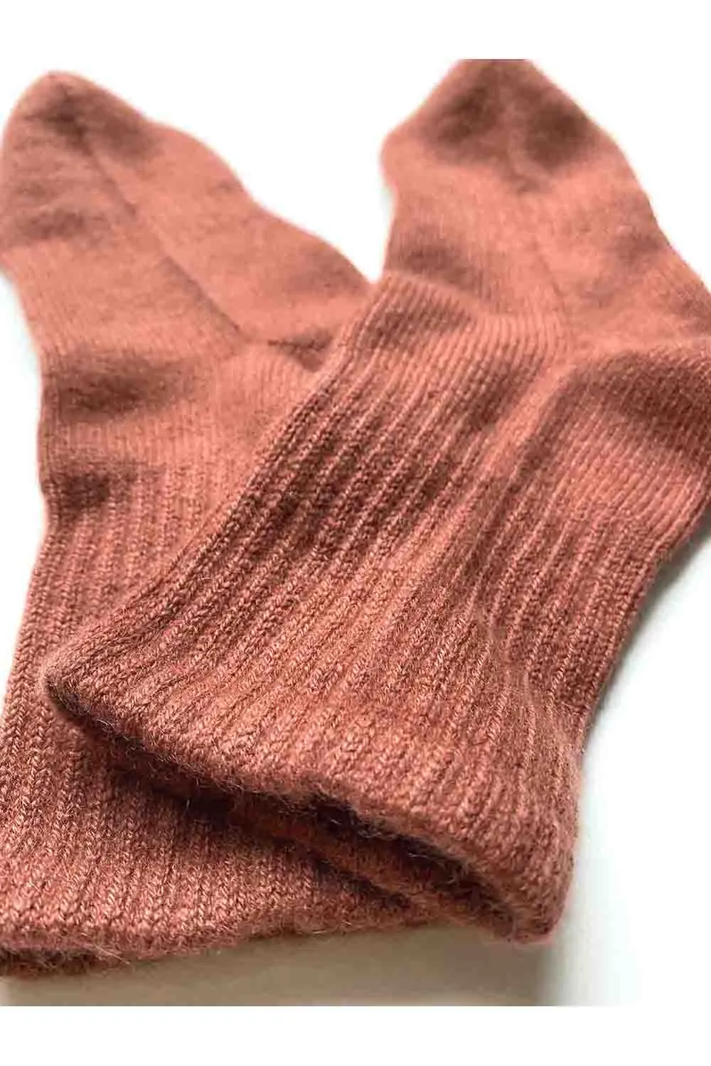 Cashmere socks in Brown