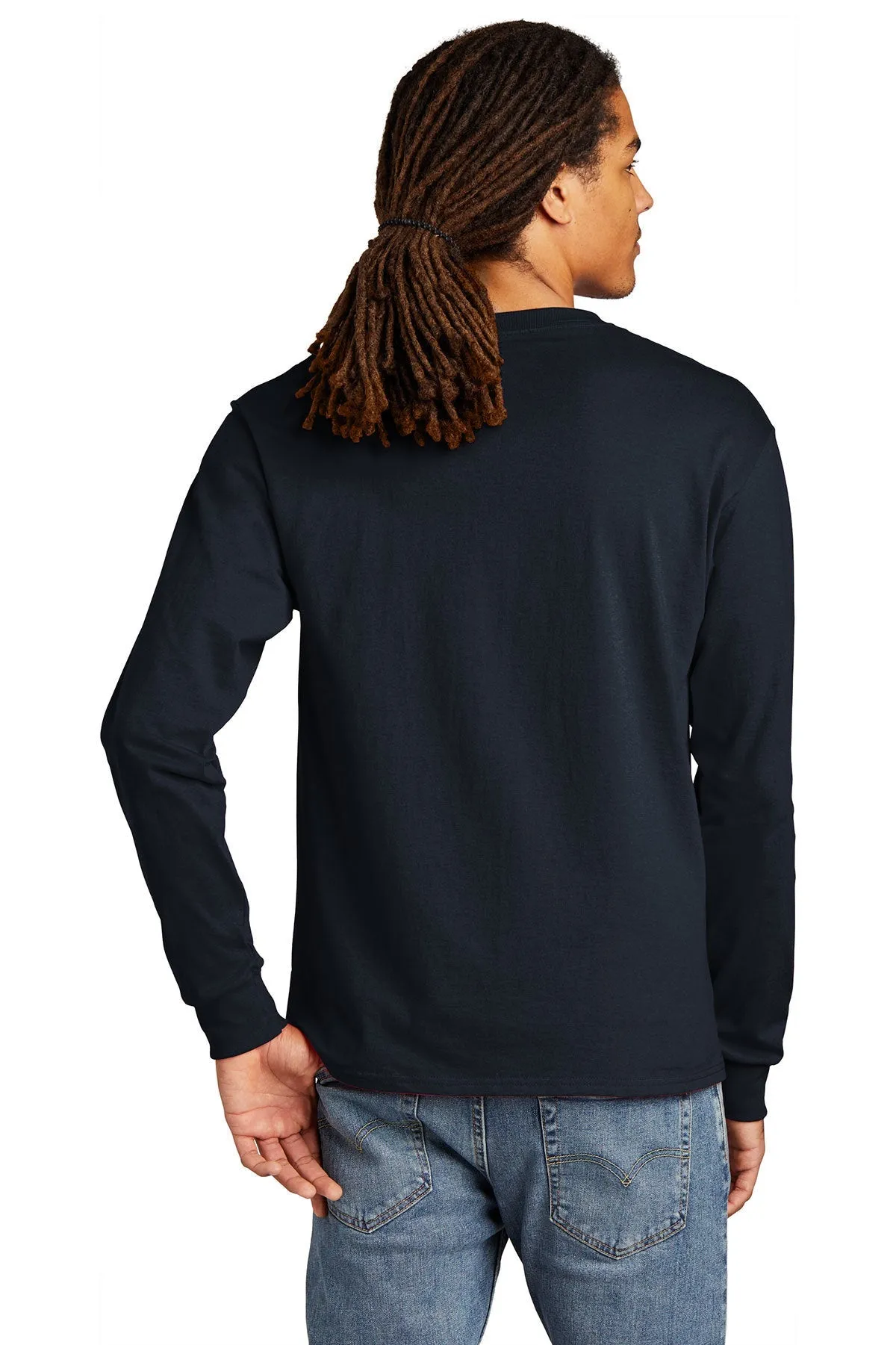 Champion Heritage Jersey Long Sleeve Tee, Navy