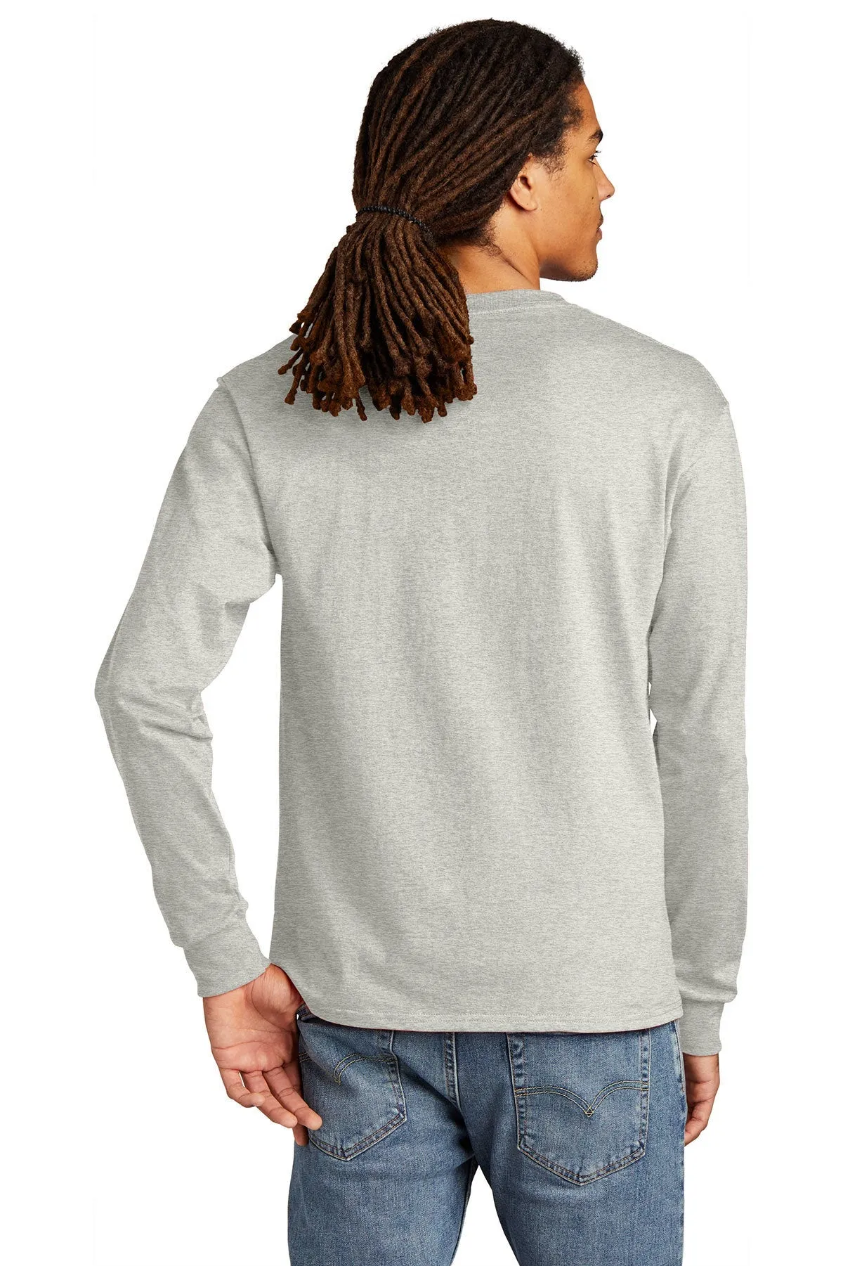 Champion Heritage Jersey Long Sleeve Tee, Oxford Grey