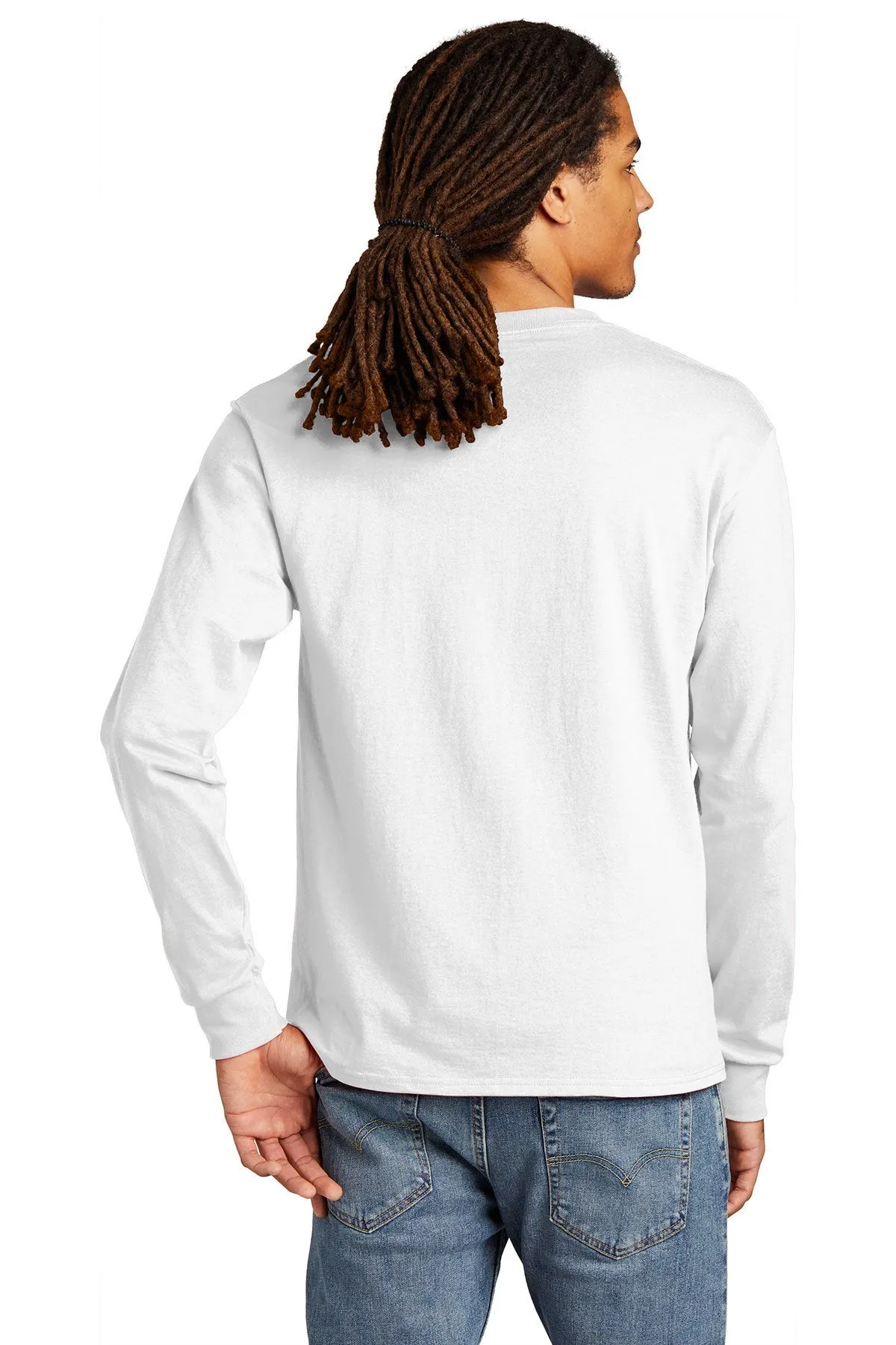 Champion Heritage Jersey Long Sleeve Tee, White