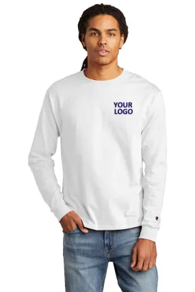 Champion Heritage Jersey Long Sleeve Tee, White