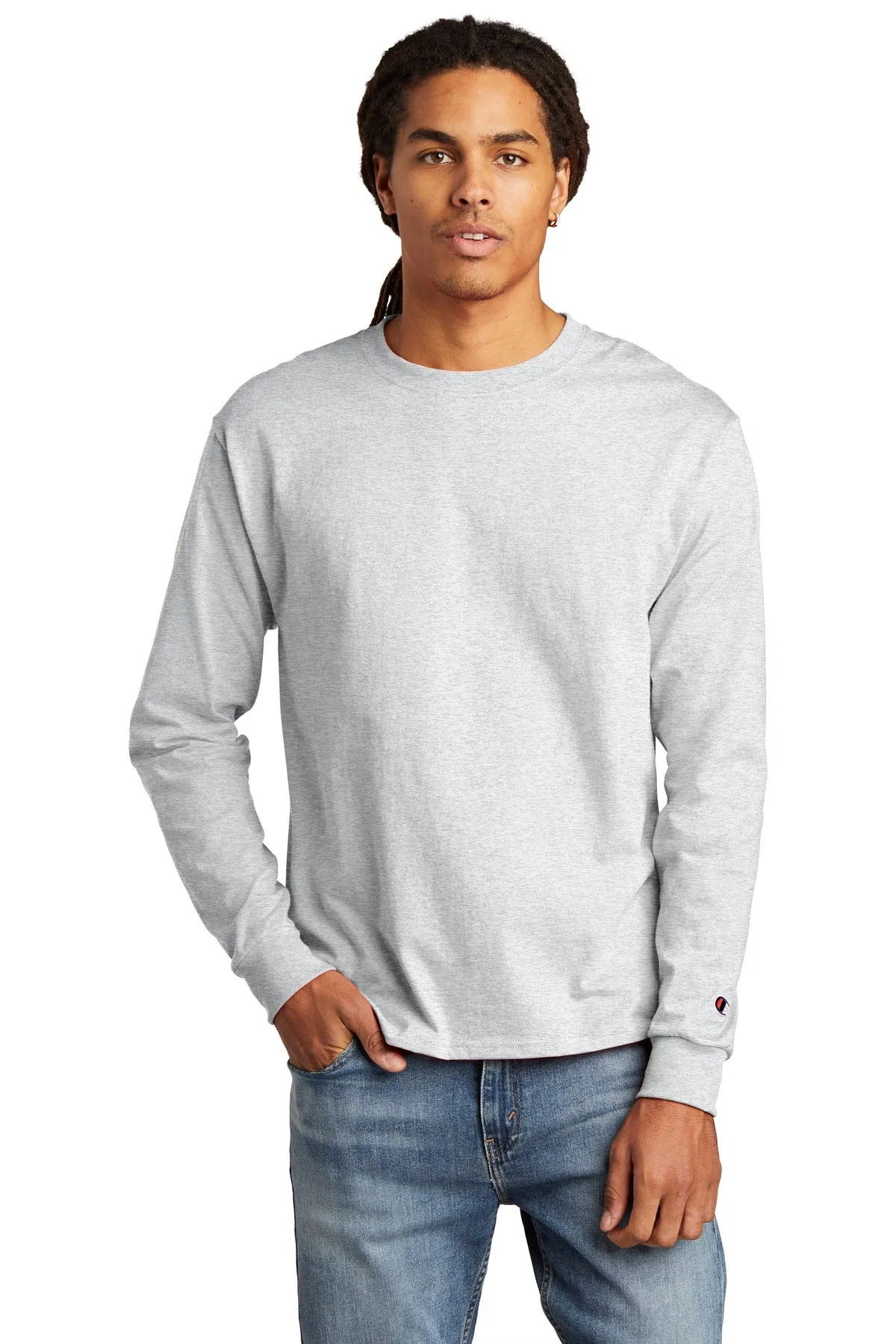 Champion Men's Heritage 5.2-Oz. Jersey Long Sleeve Tee