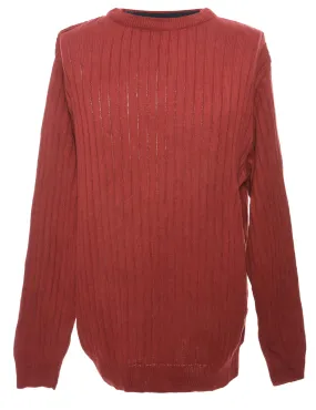 Chaps Maroon Jumper - S