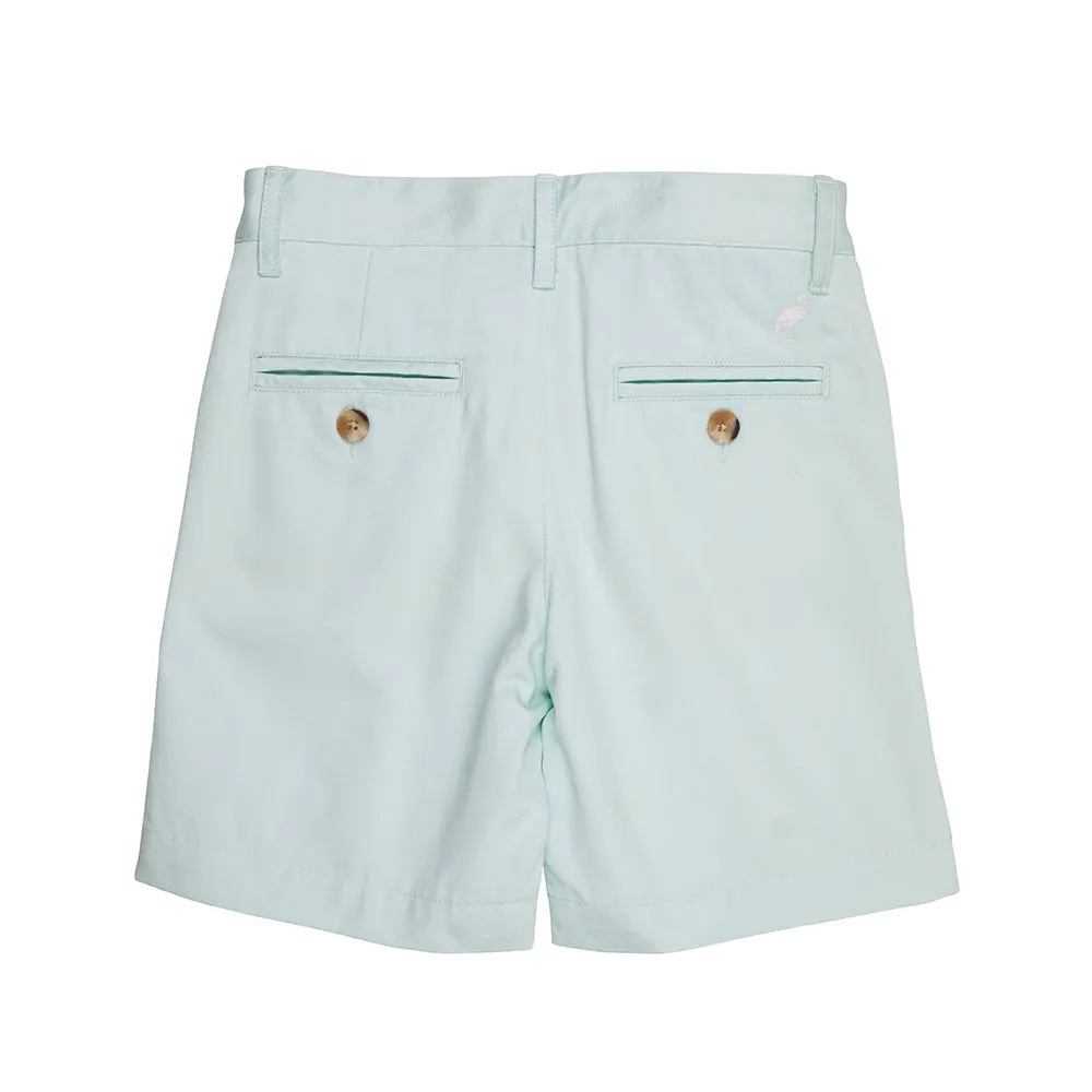 Charlie's Chinos - Sea Island Seafoam with Worth Avenue White Stork