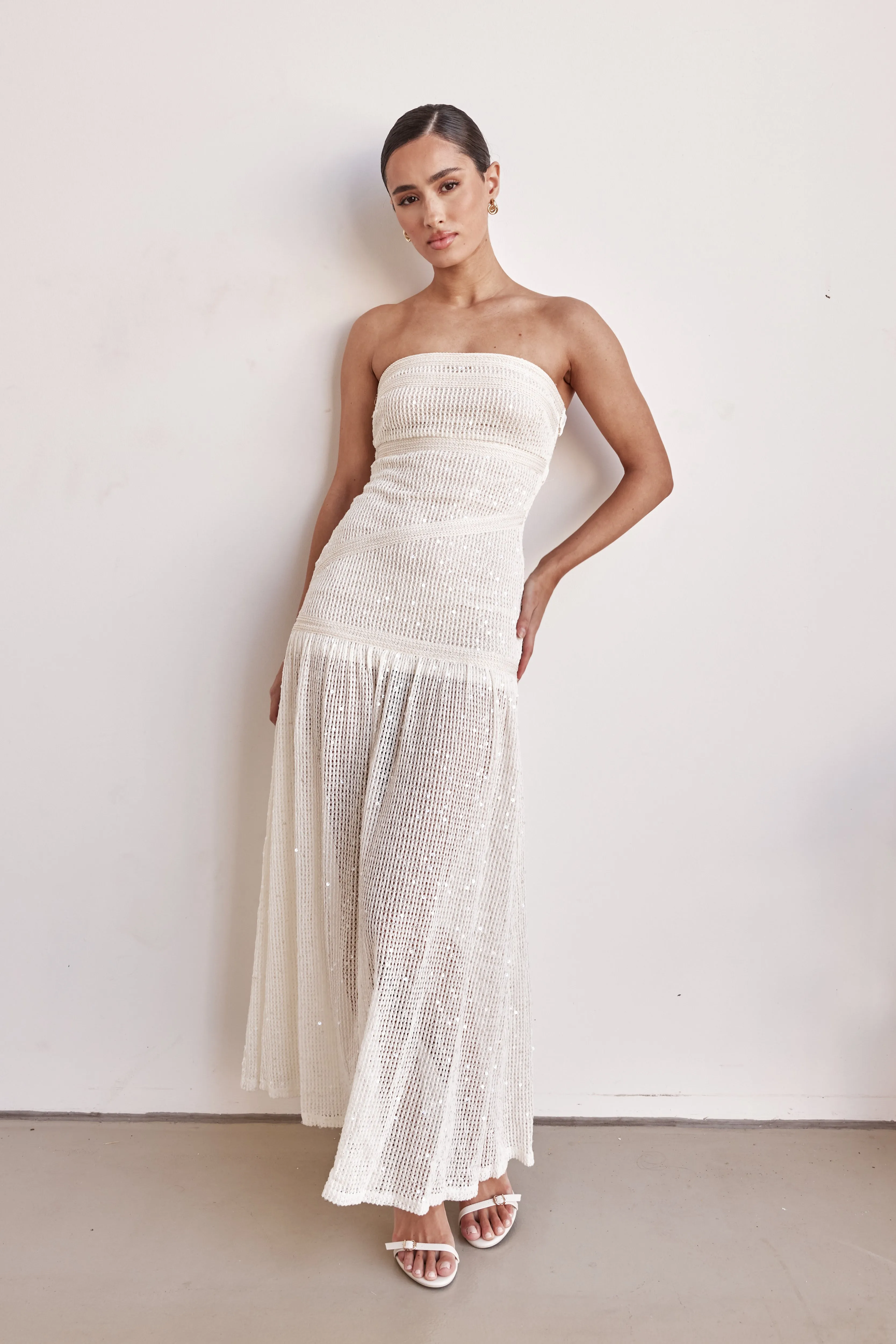 Charlotte Maxi Dress (Cream)