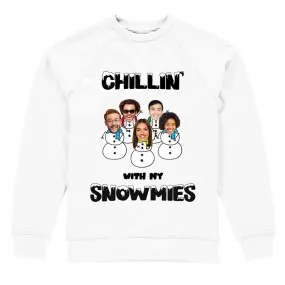 Chillin' With My Four Snowmies Christmas Jumper