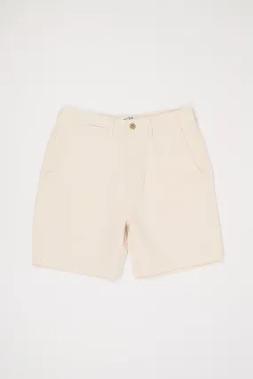 Cotton/Linen Shorts - Unbleached