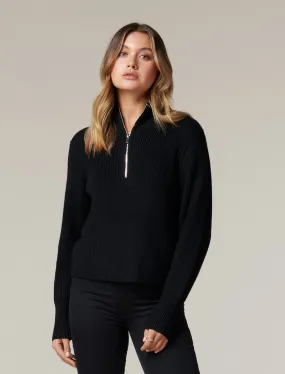 Demi Zip Front Knit Jumper