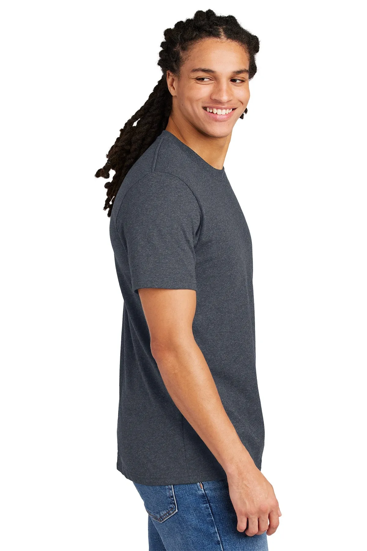 District Men's Tee, Heathered Navy [GuidePoint Security]